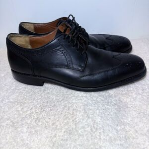 Johnston & Murphy Branning Waterproof Oxfords Dress Shoes Mens Size 11M Black